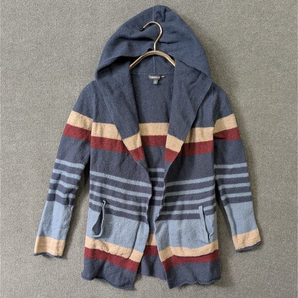 Toad & Co Merino Wool Heartfelt Hoodie Womens Medium Fits Small Felted Cardigan - Picture 1 of 12